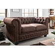 Sedacia súprava 40653 Chesterfield 2-sedenie Vintage Hnedá Sedacia súprava 40653 Chesterfield 2-sedenie Vintage Hnedá