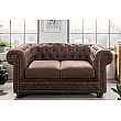 Sedacia súprava 40653 Chesterfield 2-sedenie Vintage Hnedá Sedacia súprava 40653 Chesterfield 2-sedenie Vintage Hnedá