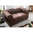 Sedacia súprava 40653 Chesterfield 2-sedenie Vintage Hnedá Sedacia súprava 40653 Chesterfield 2-sedenie Vintage Hnedá