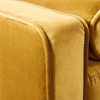 Sedacia súprava 41072 220cm Cozy - Zamat Žltá Sedacia súprava 41072 220cm Cozy - Zamat Žltá