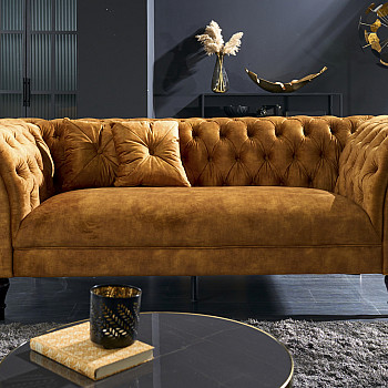 Sedacia súprava 41249 225cm Paris - Zamat Žltá Sedacia súprava 41249 225cm Paris - Zamat Žltá