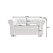 Sedacia súprava 42311 Chesterfield 2-sedenie Zamat Champagner Sedacia súprava 42311 Chesterfield 2-sedenie Zamat Champagner