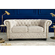 Sedacia súprava 42311 Chesterfield 2-sedenie Zamat Champagner Sedacia súprava 42311 Chesterfield 2-sedenie Zamat Champagner