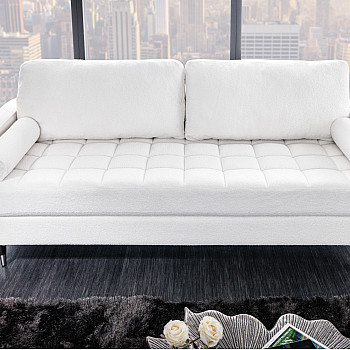 Sedacia súprava 42703 220cm Cozy - Teddy látka biela Sedacia súprava 42703 220cm Cozy - Teddy látka biela