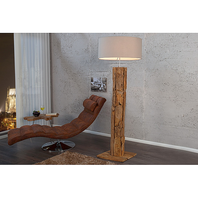 Stojaca lampa 22442 Teak drevo prírodná Stojaca lampa 22442 Teak drevo prírodná