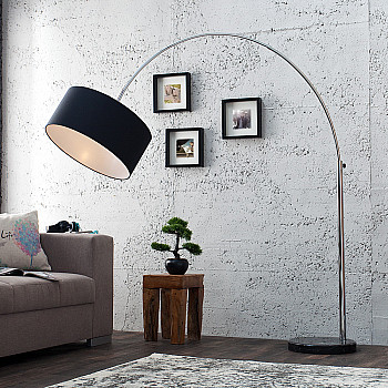 Stojaca lampa 35399 Oblúková Čierna