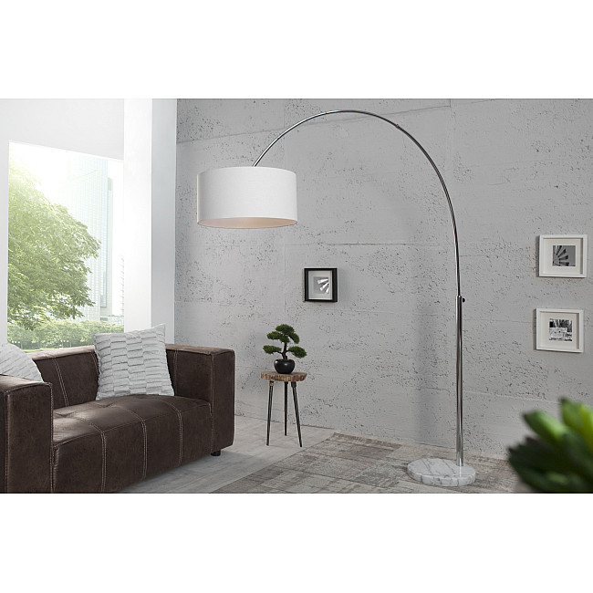 Stojaca lampa 35596 Oblúková Biela