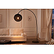 Stojaca lampa 40686 Cocooning 205cm Čierna