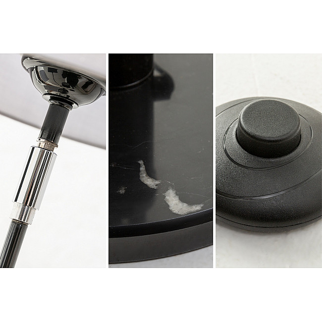 Stojaca lampa 40745 Levels 176cm Čierna, Šedá, Biela