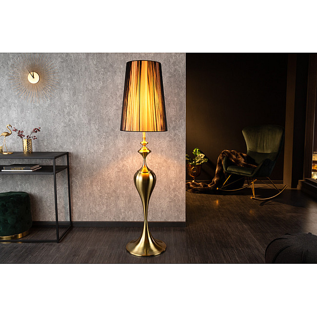 Stojaca lampa 41526 Lux III Čierna-zlatá Stojaca lampa 41526 Lux III Čierna-zlatá