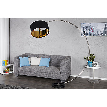Stojaca lampa 5758 Polkruh Čierna Stojaca lampa 5758 Polkruh Čierna