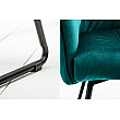 Stolička 41660 Loft Zamat Tyrkisová Stolička 41660 Loft Zamat Tyrkisová