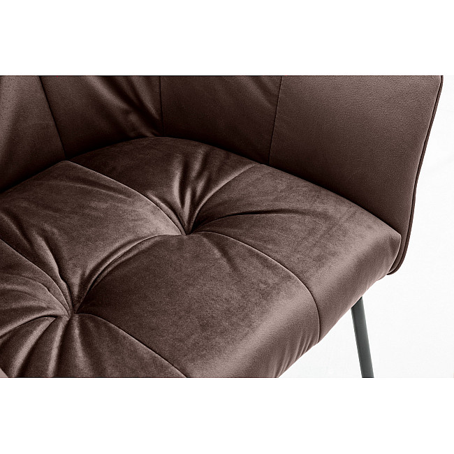 Stolička 42473 Loft Zamat Hnedá