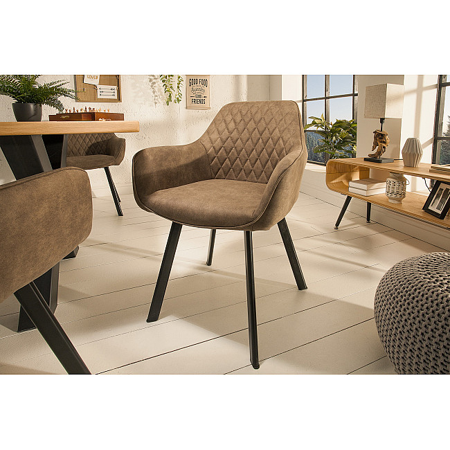 Stolička 39343 Taupe-Sivohnedá Stolička 39343 Taupe-Sivohnedá