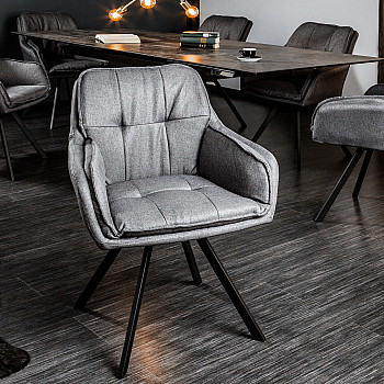 Stolička 39352 Lounger Šedá - otočná