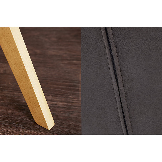 Stolička 40023 Loft Mikrofaser Antik Šedá Stolička 40023 Loft Mikrofaser Antik Šedá