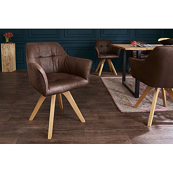 Stolička 40024 Antik Hnedá - PRODUKT JE SKLADOM U NÁS - 2Ks