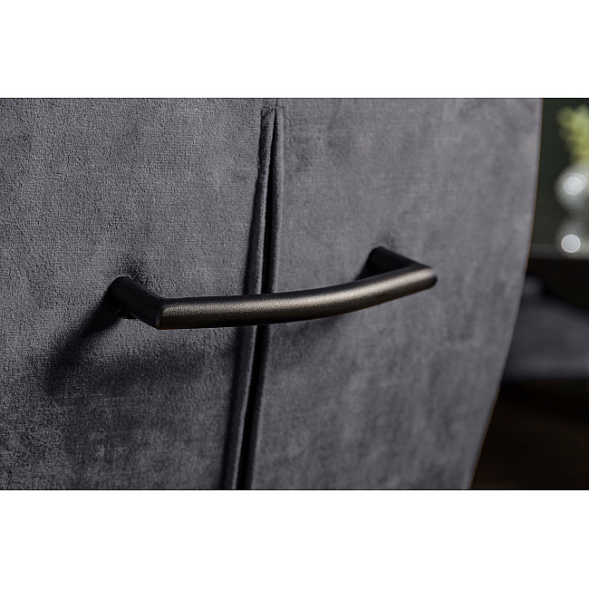 Stolička 41168 Comfort Zamat Šedá