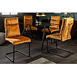 Stolička 41169 Comfort Zamat Žltá Stolička 41169 Comfort Zamat Žltá