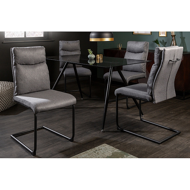 Stolička 41171 Comfort Látka Šedá Stolička 41171 Comfort Látka Šedá