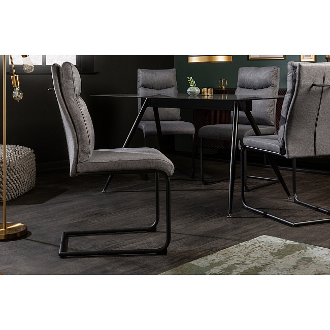 Stolička 41171 Comfort Látka Šedá Stolička 41171 Comfort Látka Šedá