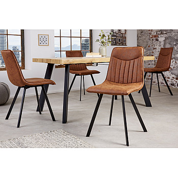 Stolička 41402 Aston Mikrofaser Hnedá Stolička 41402 Aston Mikrofaser Hnedá