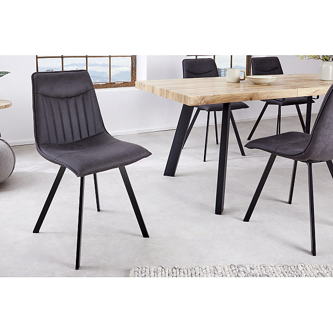 Stolička 41403 Aston Mikrofaser Šedá Stolička 41403 Aston Mikrofaser Šedá