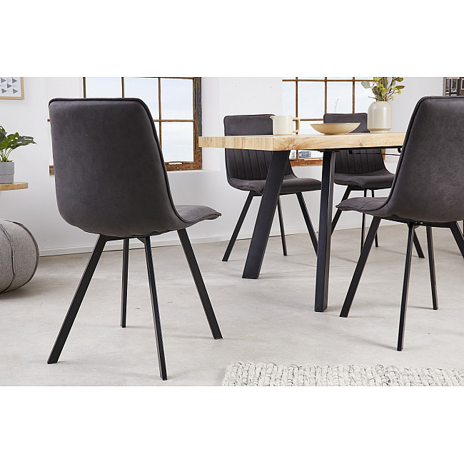 Stolička 41403 Aston Mikrofaser Šedá Stolička 41403 Aston Mikrofaser Šedá