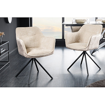 Stolička 44156 Verona látka Champagne + Zamat Stolička 44156 Verona látka Champagne + Zamat