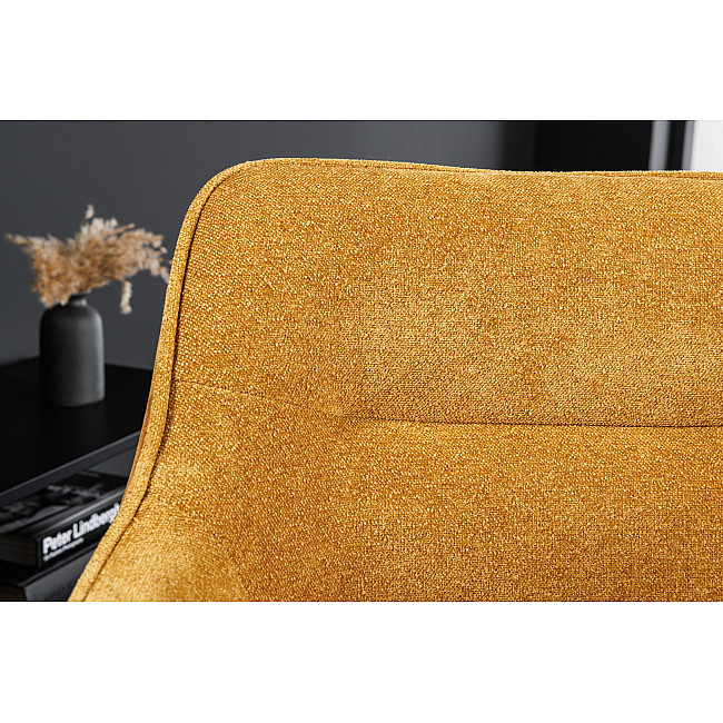 Stolička 44157 Verona látka Svetlo Žltá + Zamat