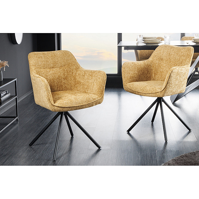 Stolička 44159 Verona látka Žltá Stolička 44159 Verona látka Žltá