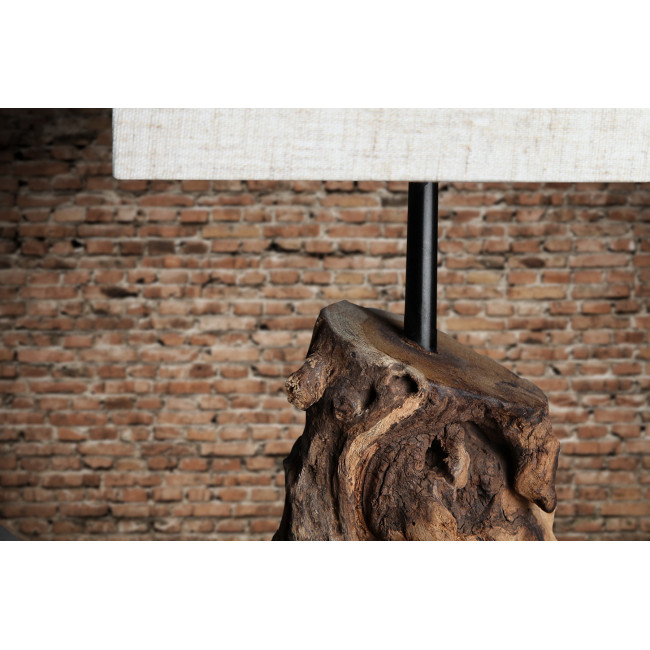 Stolová lampa 19478 Masív drevo/Bežová Stolová lampa 19478 Masív drevo/Bežová