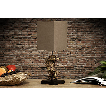 Stolová lampa 19479 Masív drevo - Hnedá Stolová lampa 19479 Masív drevo - Hnedá