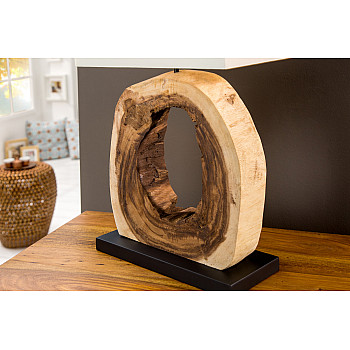 Stolová lampa 36972 Circle teakové drevo Stolová lampa 36972 Circle teakové drevo