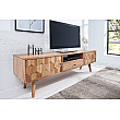 TV-skrinka 38423 140cm Masív drevo Acacia Retro