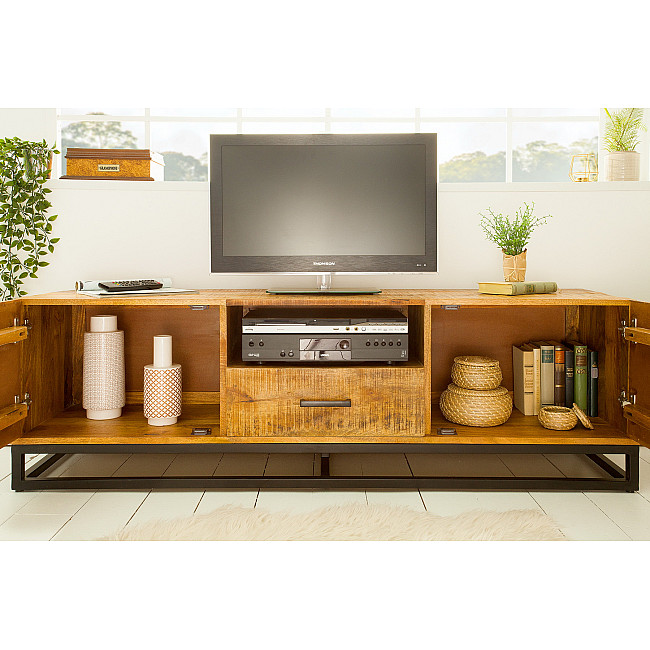 TV-skrinka 39240 160cm Drevo Mango Prírodná TV-skrinka 39240 160cm Drevo Mango Prírodná