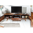TV-skrinka 39949 140cm Drevo Acacia