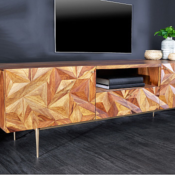 TV-skrinka 43448 Stone 160cm Drevo Palisander