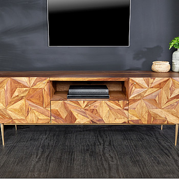 TV-skrinka 43448 Stone 160cm Drevo Palisander