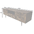 TV-skrinka 43448 Stone 160cm Drevo Palisander