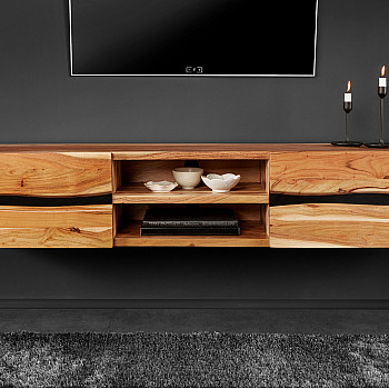 TV-skrinka 43706 Amazonas 160cm Drevo Acacia