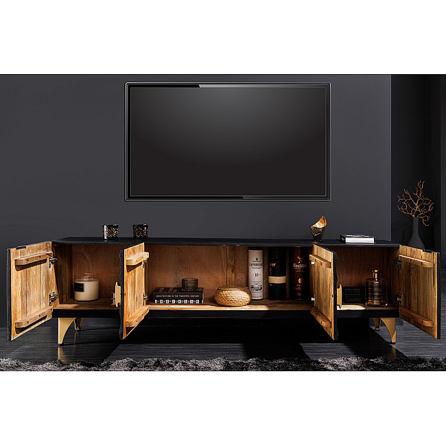 TV-skrinka 44303 Bailey 180cm Drevo Mango