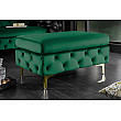 Taburetka 39611 Modern Barock Zamat Smaragdovozelená Taburetka 39611 Modern Barock Zamat Smaragdovozelená