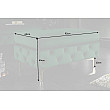 Taburetka 39611 Modern Barock Zamat Smaragdovozelená Taburetka 39611 Modern Barock Zamat Smaragdovozelená