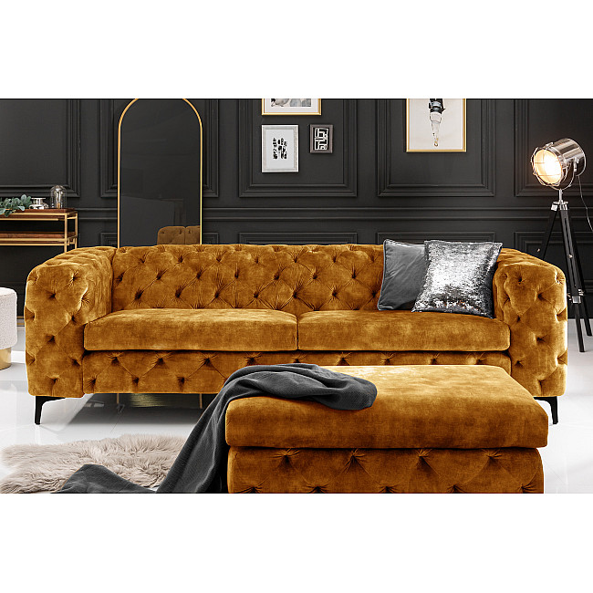 Taburetka 41299 Modern Barock Zamat Žltá