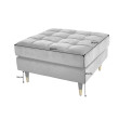 Taburetka 41302 Cozy Zamat Žltá Taburetka 41302 Cozy Zamat Žltá