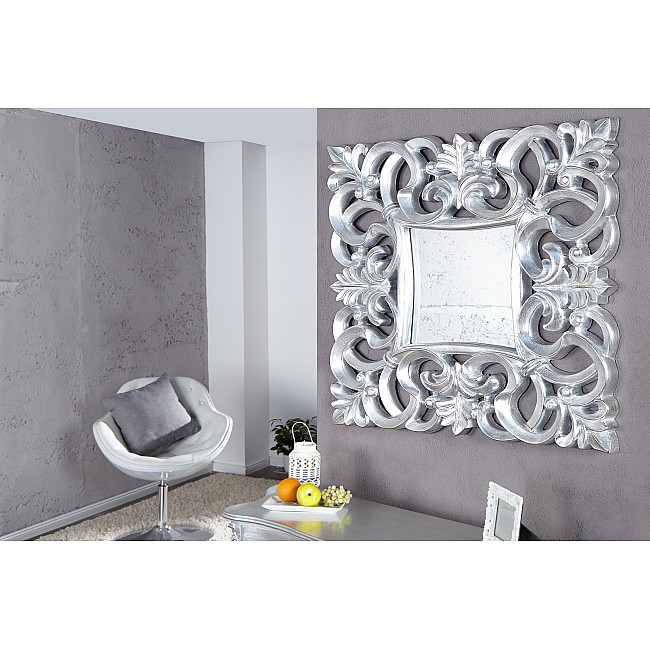 Zrkadlo Antic 15627 75x75cm Strieborné Zrkadlo Antic 15627 75x75cm Strieborné