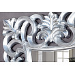 Zrkadlo Antic 15627 75x75cm Strieborné Zrkadlo Antic 15627 75x75cm Strieborné