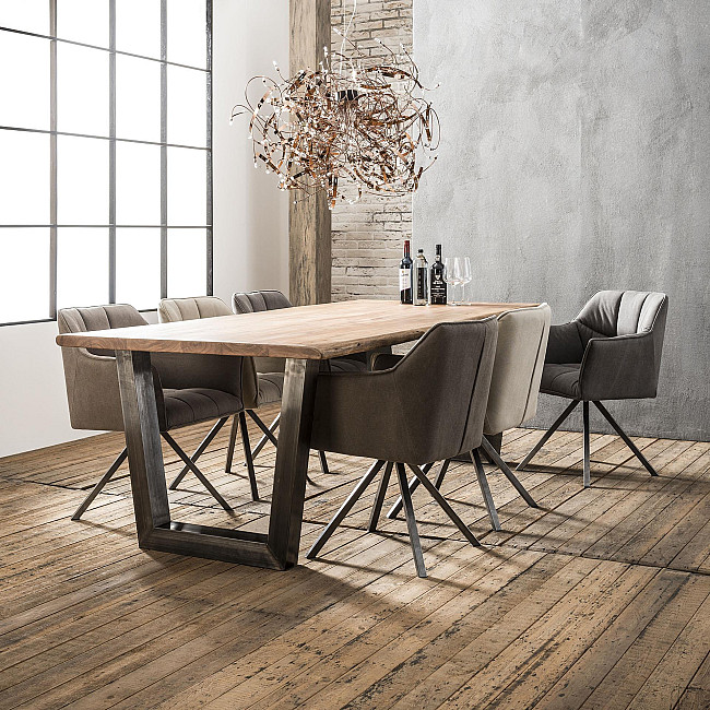 Jedálenský stôl 20-22 200x100cm Solid Acacia natural Jedálenský stôl 20-22 200x100cm Solid Acacia natural