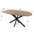 Jedálenský stôl 28-85 Ovál 180x95cm Teak dyha Jedálenský stôl 28-85 Ovál 180x95cm Teak dyha